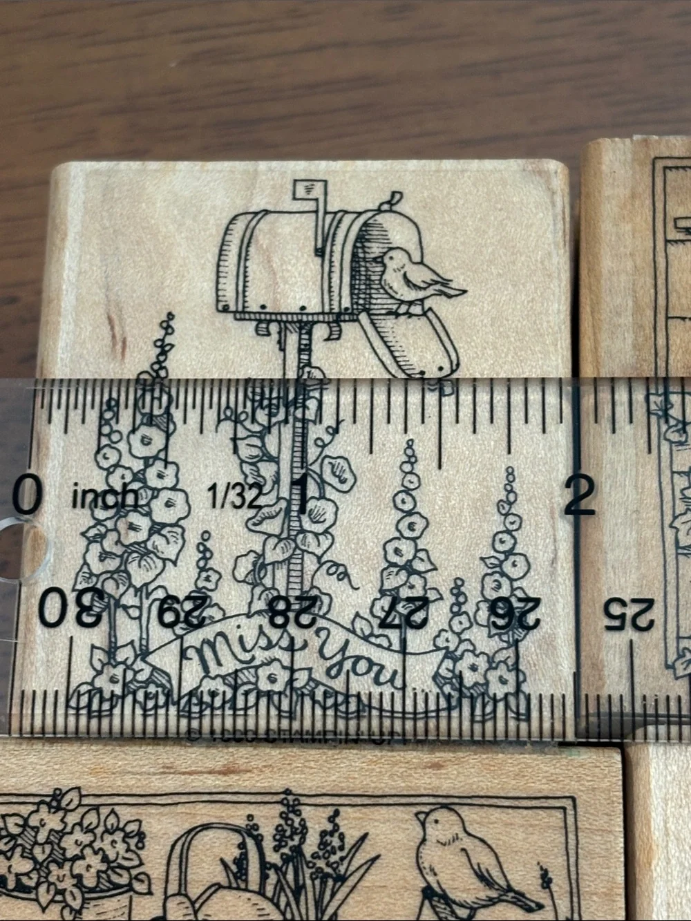 Stampin Up! lot wooden